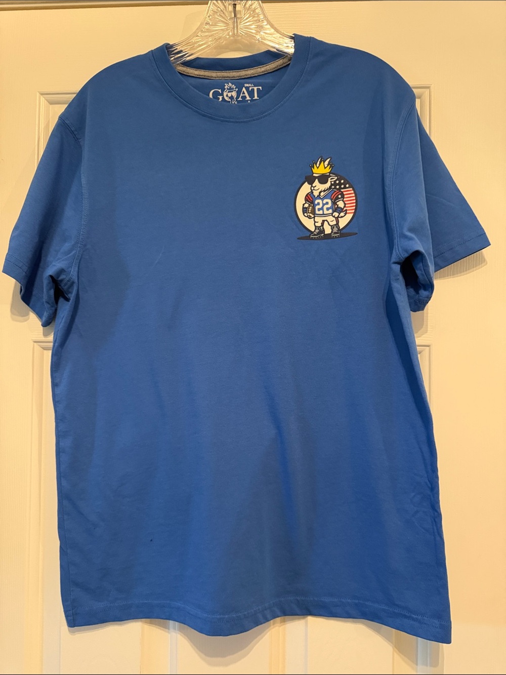 GOAT Short-Sleeve Graphic Tee in Royal Blue